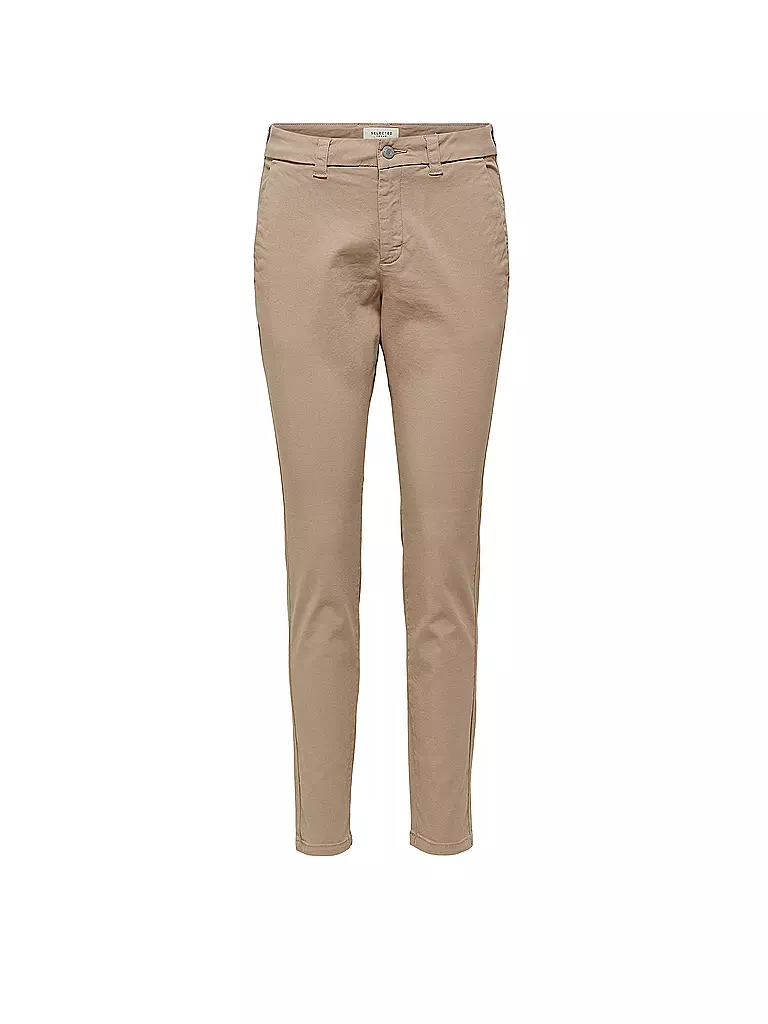 SELECTED FEMME | Chino Tapered Fit SLFMILEY  | grau