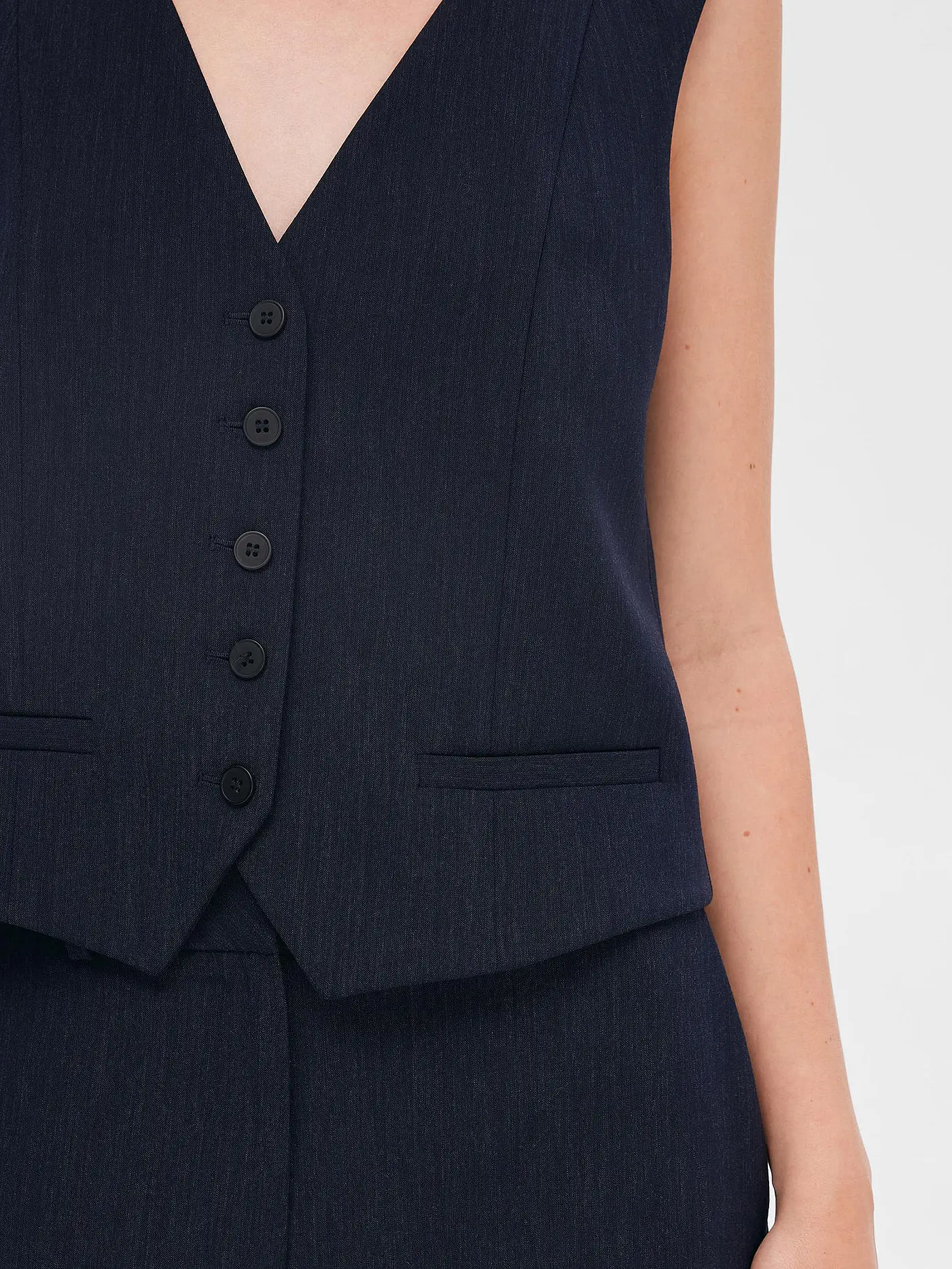 SELECTED FEMME | Gilet SLFRITA | dunkelblau