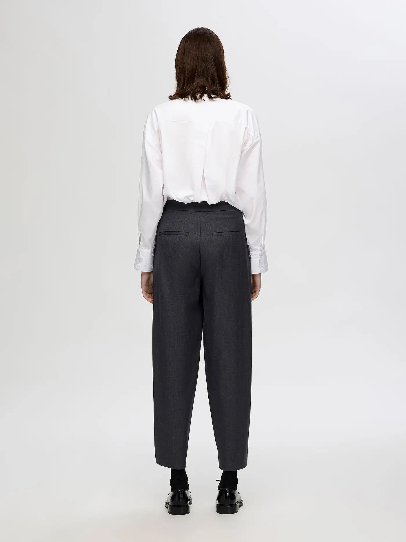 SELECTED FEMME | Highwaist Hose SLFLUAH  | grau