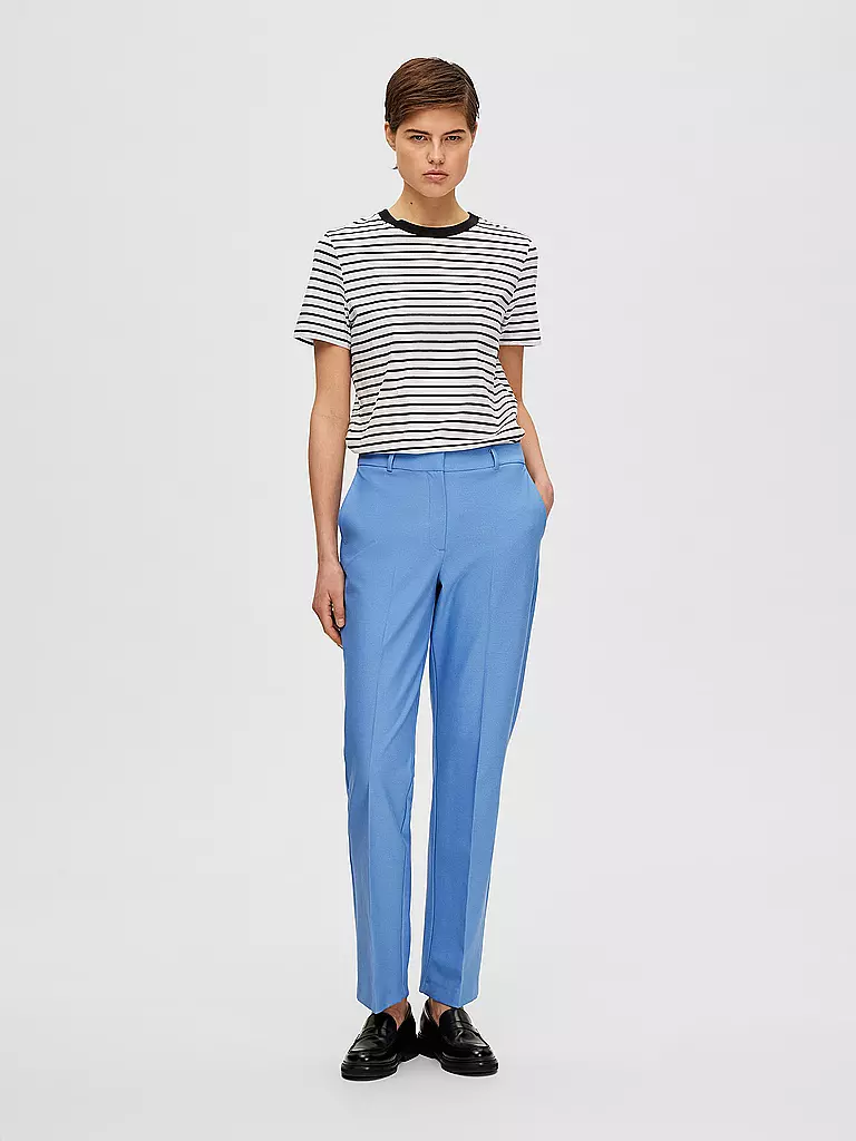 SELECTED FEMME | Hose Straight Fit SLFELIANA | blau