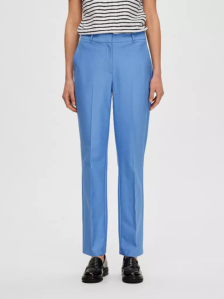 SELECTED FEMME | Hose Straight Fit SLFELIANA | blau