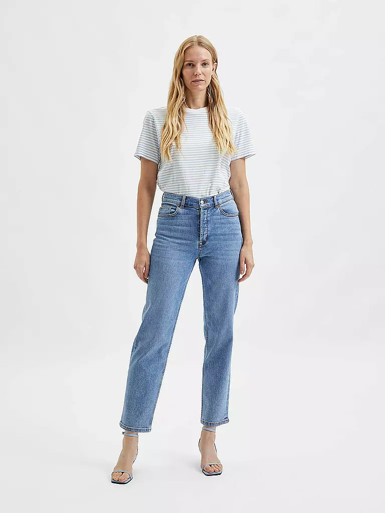 SELECTED FEMME | Jeans Straight Fit SLFMARIE | blau