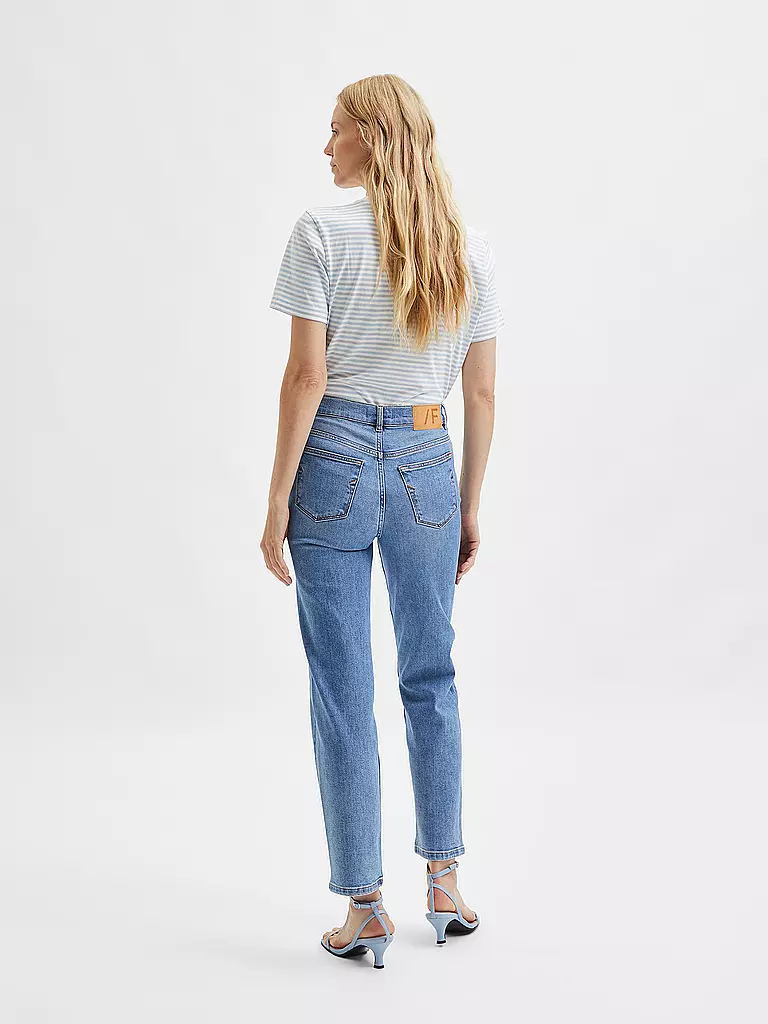 SELECTED FEMME | Jeans Straight Fit SLFMARIE | blau