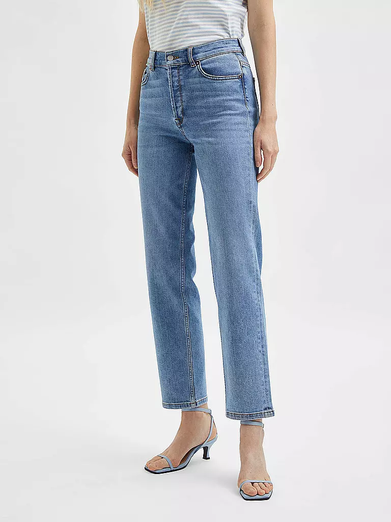 SELECTED FEMME | Jeans Straight Fit SLFMARIE | blau