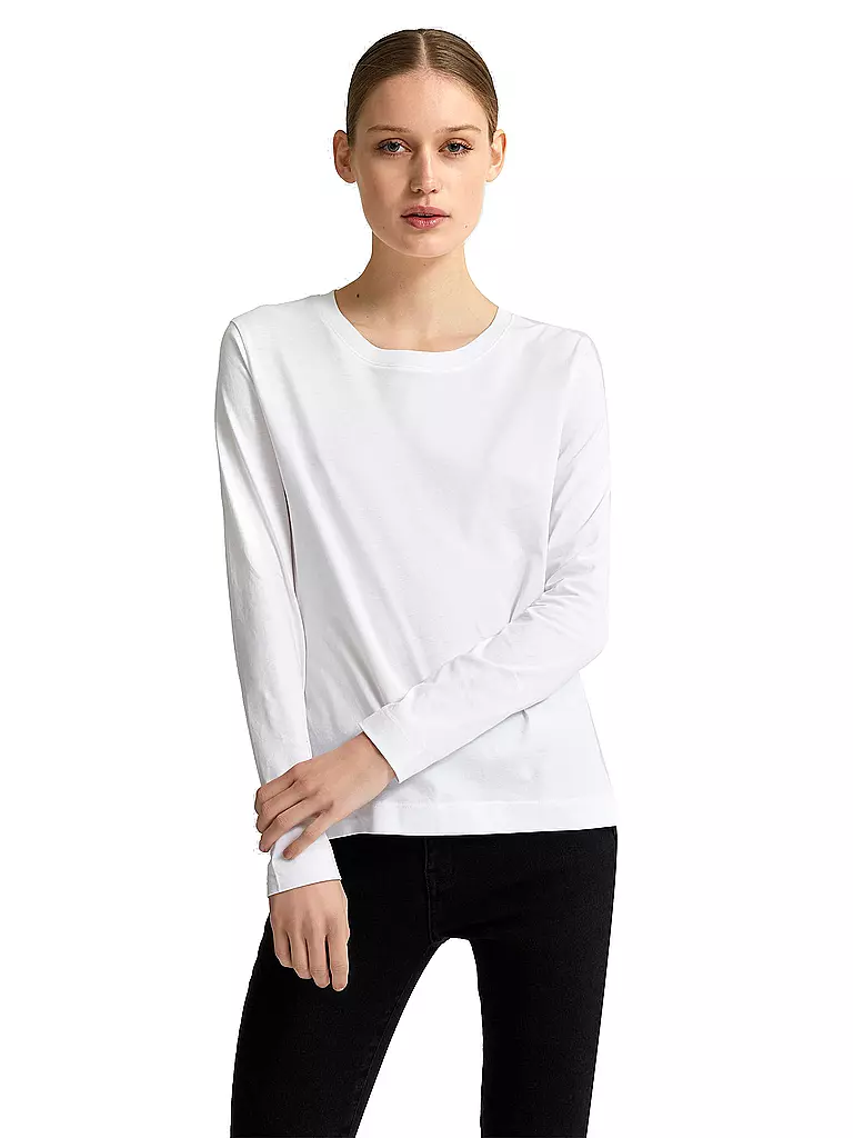 SELECTED FEMME | Langarmshirt " SLFSTANDARD " | weiss