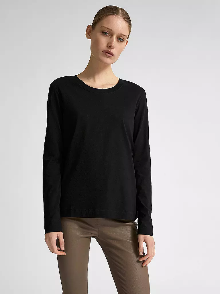 SELECTED FEMME | Langarmshirt " SLFSTANDARD " | schwarz