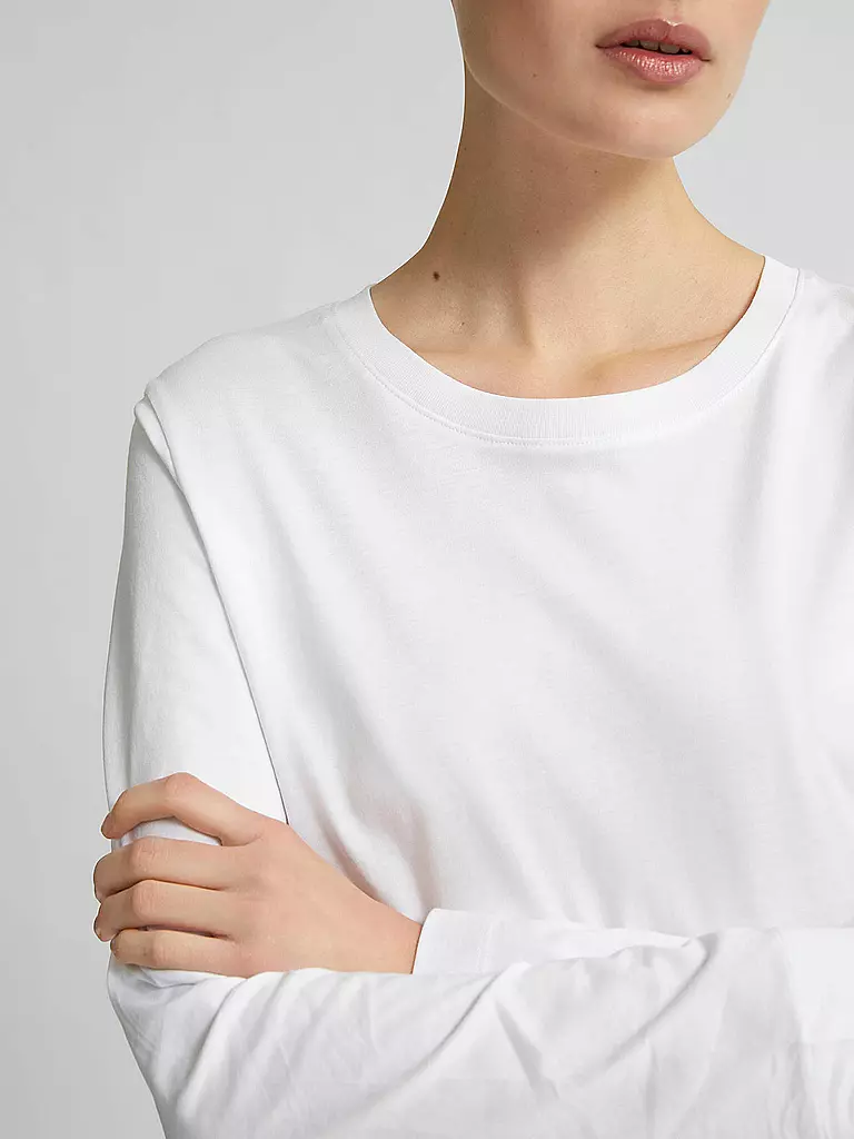 SELECTED FEMME | Langarmshirt " SLFSTANDARD " | weiss