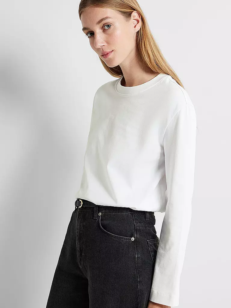 SELECTED FEMME | Langarmshirt SLFESSENTIAL | weiss