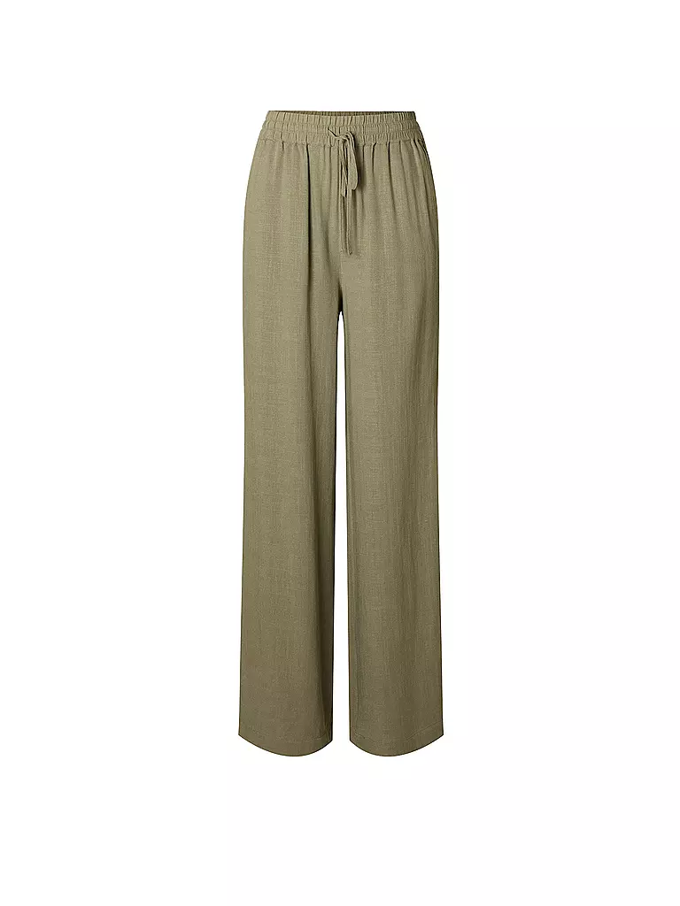 SELECTED FEMME | Marlenehose Wide Leg SLFVIVA-GULIA  | olive
