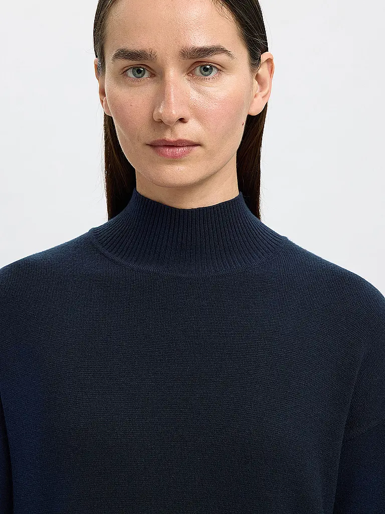 SELECTED FEMME | Midikleid SLFKAMMA | dunkelblau