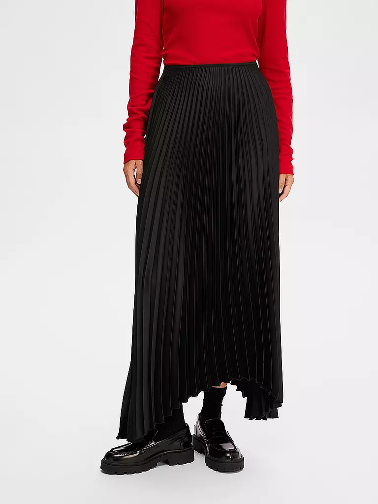 SELECTED FEMME | Plisseerock  SLFTINA | schwarz