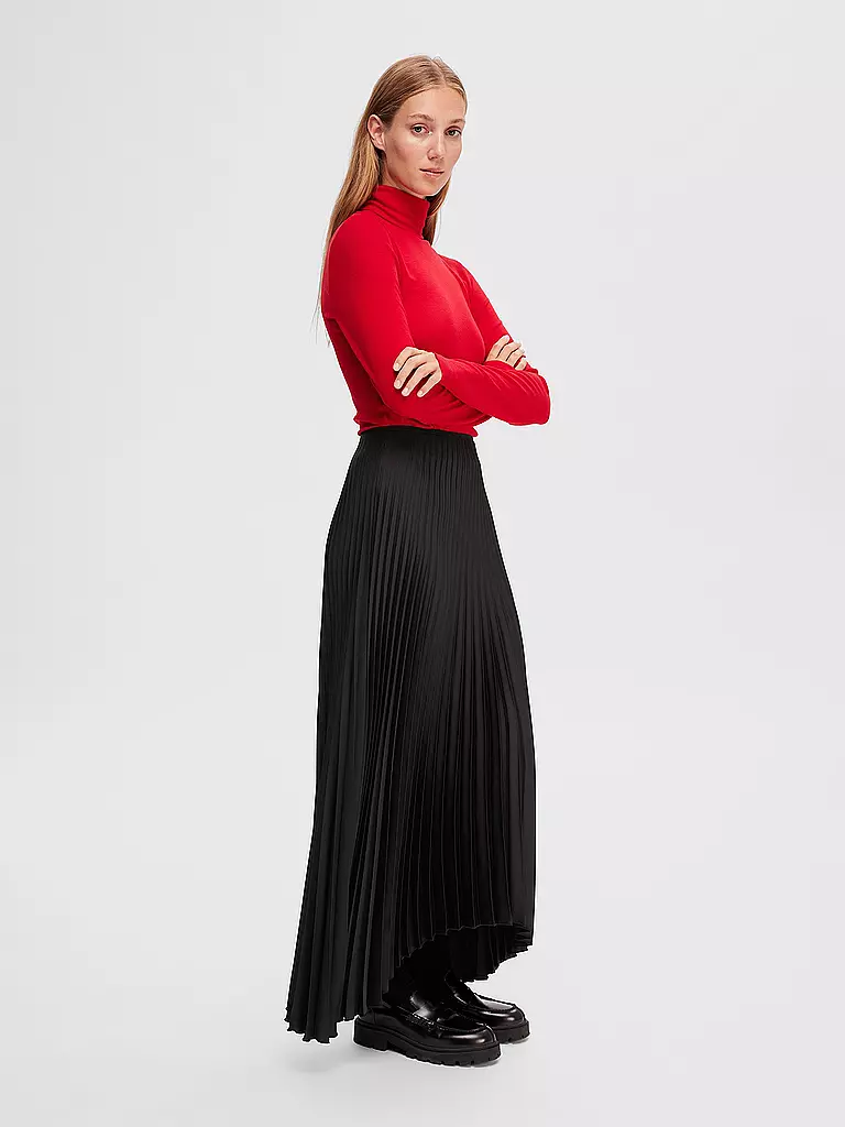 SELECTED FEMME | Plisseerock  SLFTINA | schwarz