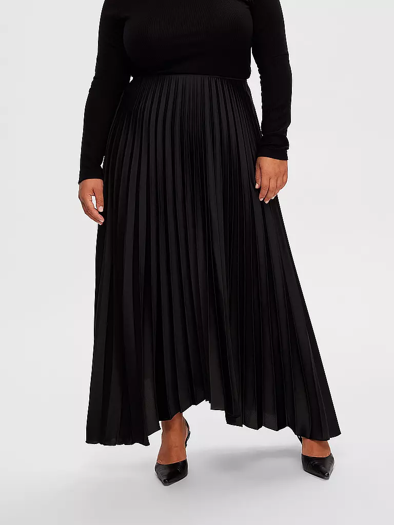 SELECTED FEMME | Plisseerock  SLFTINA | schwarz