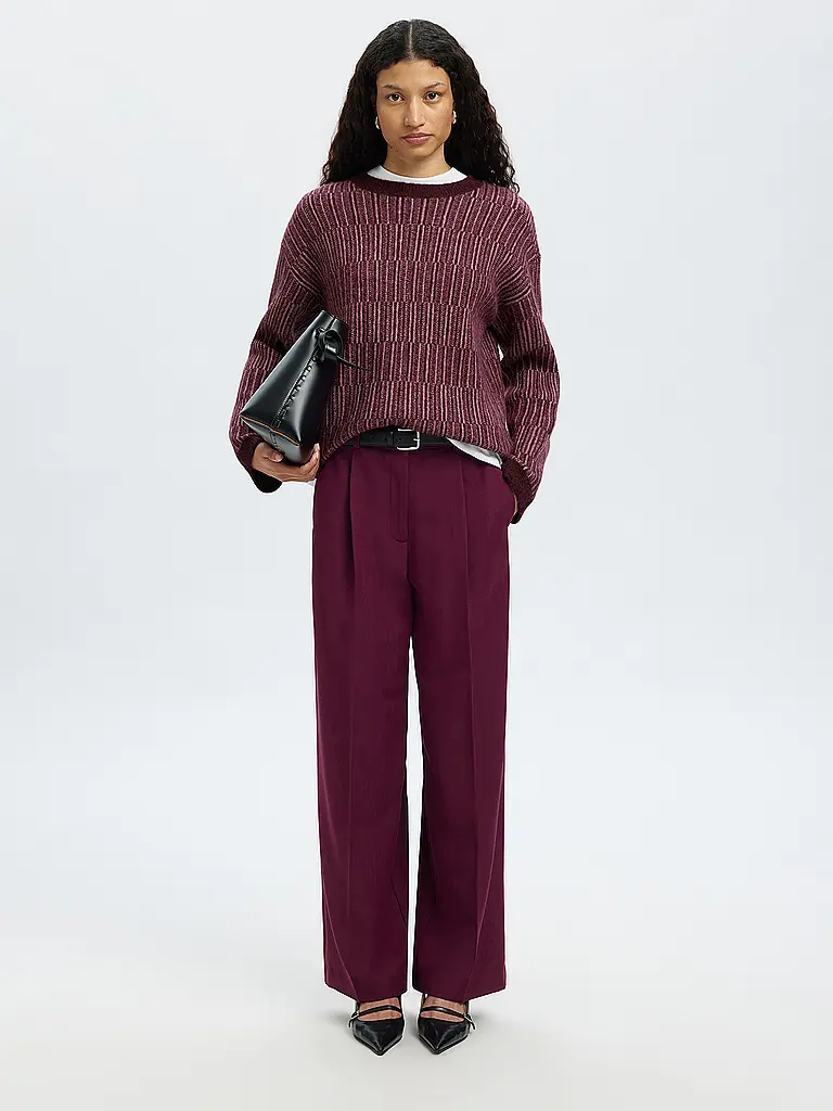 SELECTED FEMME | Pullover SLFALVA | Dunkelrot