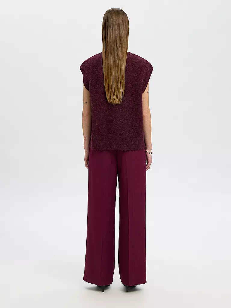 SELECTED FEMME | Pullunder SLFLULU  | dunkelrot