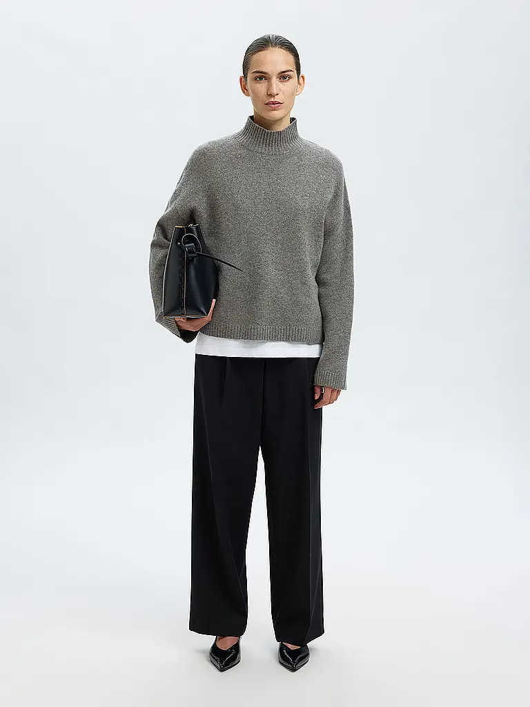 SELECTED FEMME | Rollkragenpullover SLFCILLE | grau