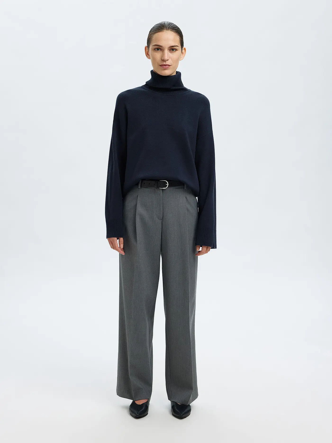 SELECTED FEMME | Rollkragenpullover SLFKAMMA  | dunkelblau