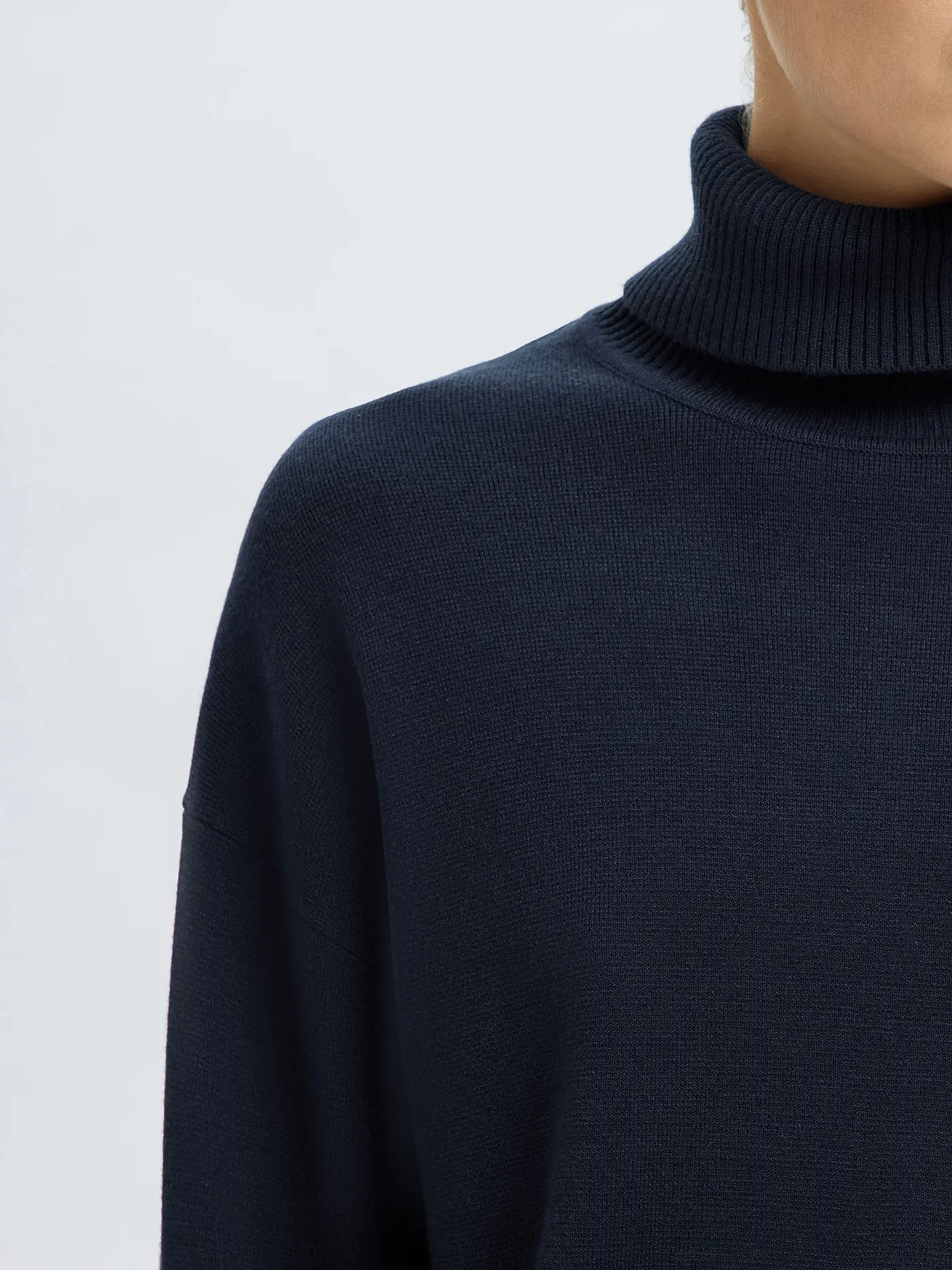 SELECTED FEMME | Rollkragenpullover SLFKAMMA  | dunkelblau