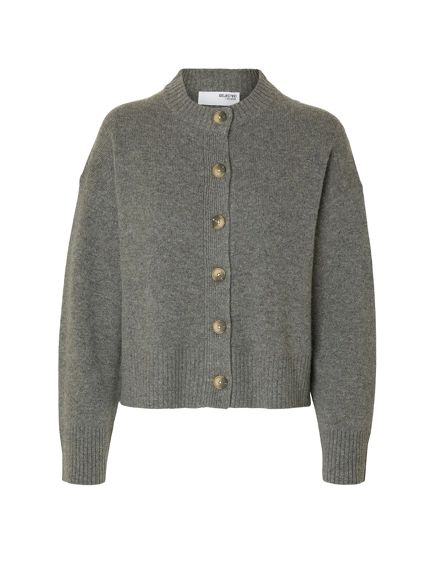SELECTED FEMME | Strickjacke SLFCILLE | grau