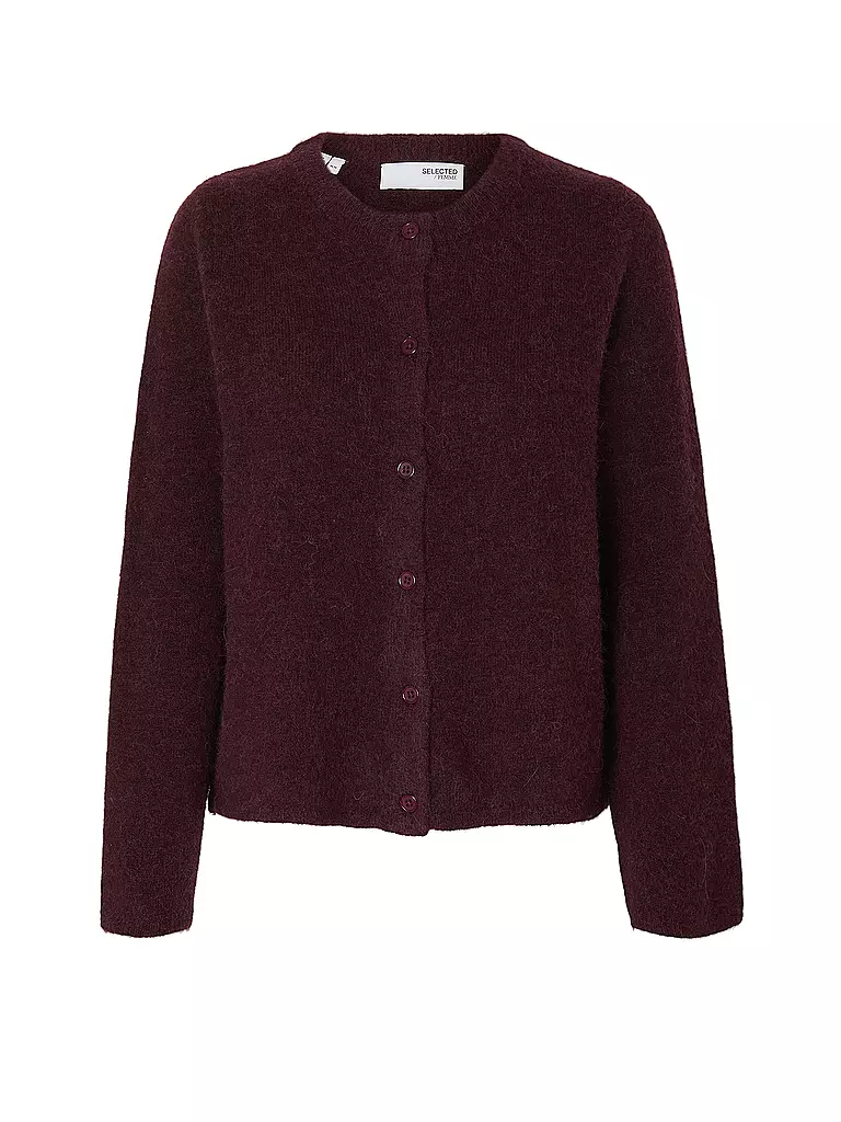 SELECTED FEMME | Strickjacke SLFLULU  | dunkelrot
