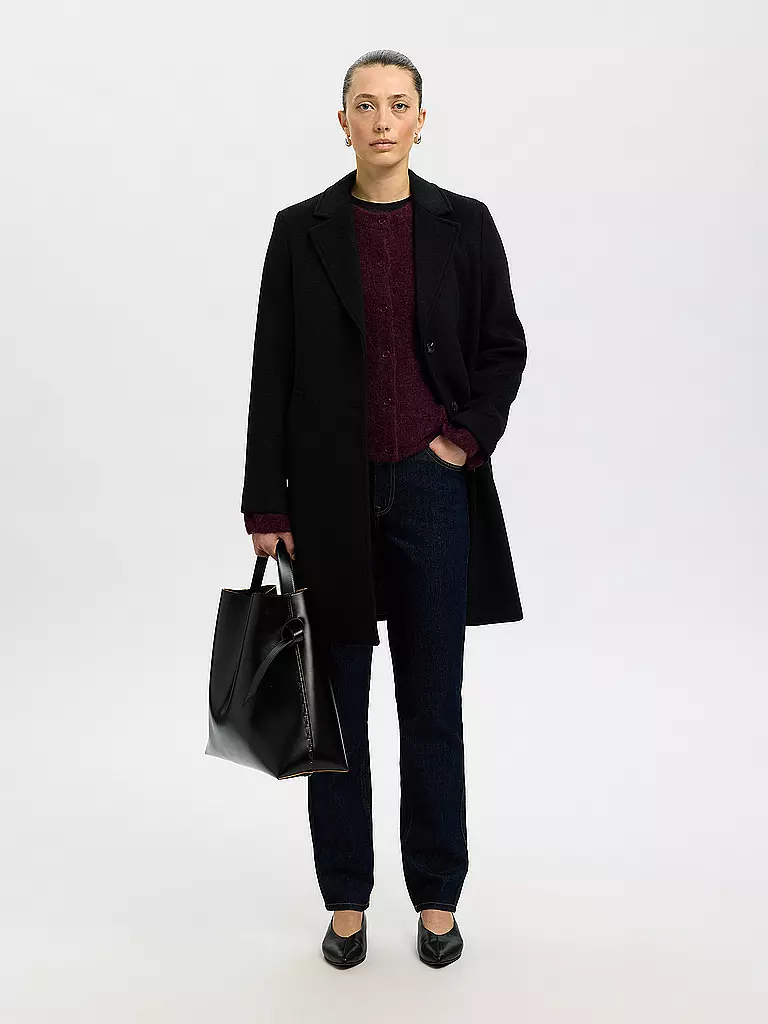 SELECTED FEMME | Strickjacke SLFLULU  | dunkelrot