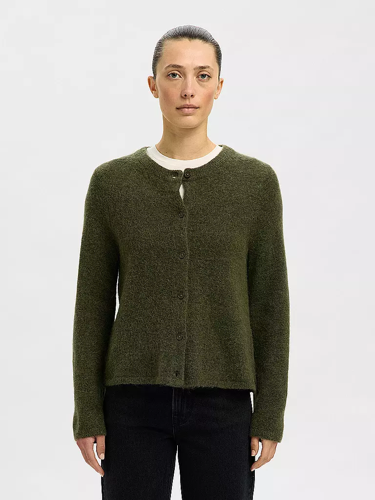 SELECTED FEMME | Strickjacke SLFLULU  | olive