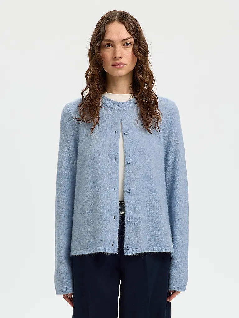 SELECTED FEMME | Strickjacke SLFLULU | Hellblau