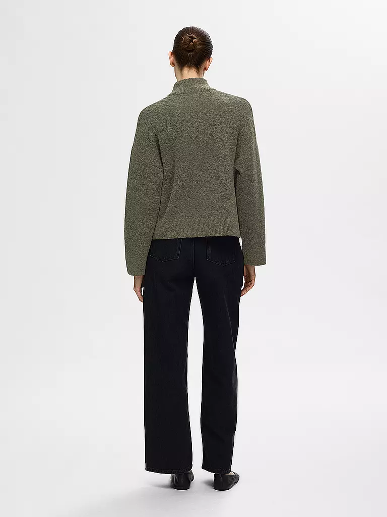 SELECTED FEMME | Strickjacke SLFSIA | olive