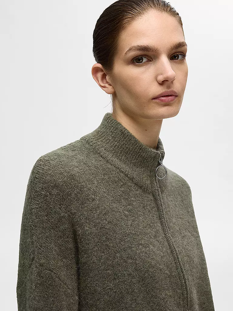 SELECTED FEMME | Strickjacke SLFSIA | olive