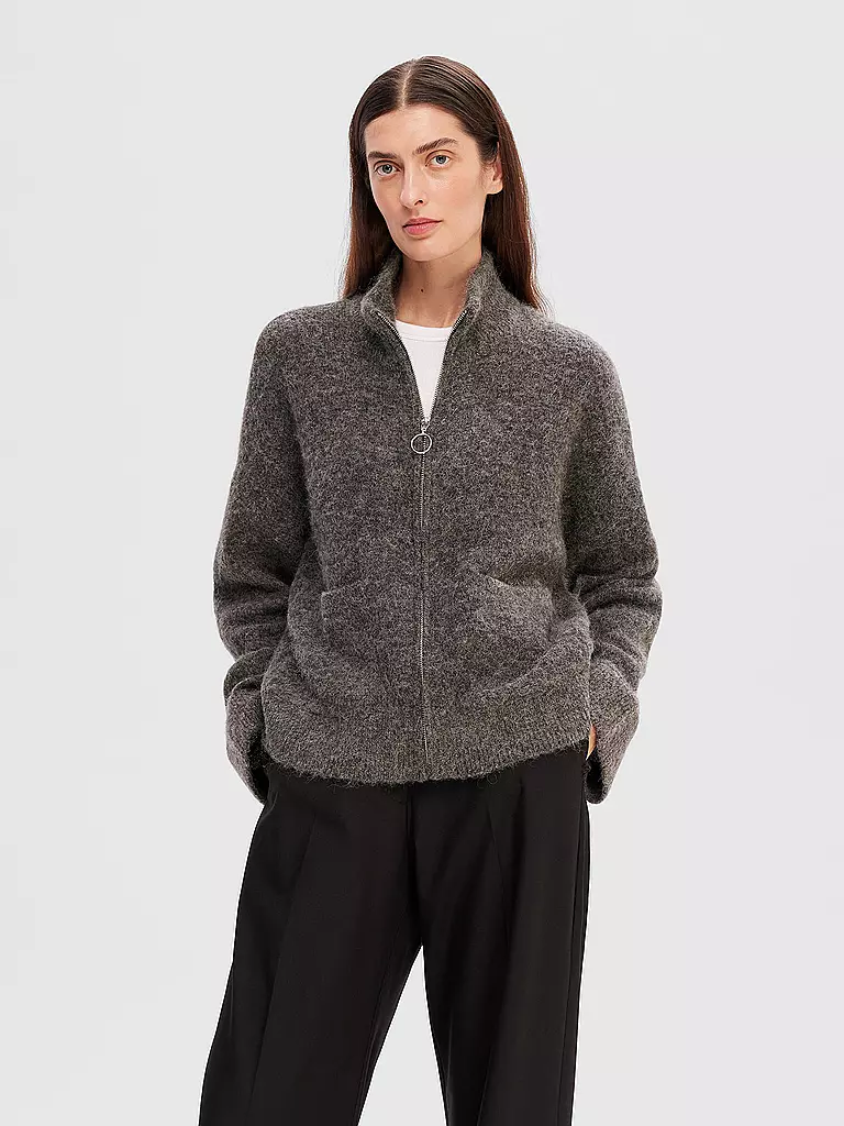SELECTED FEMME | Strickjacke SLFSIA | camel