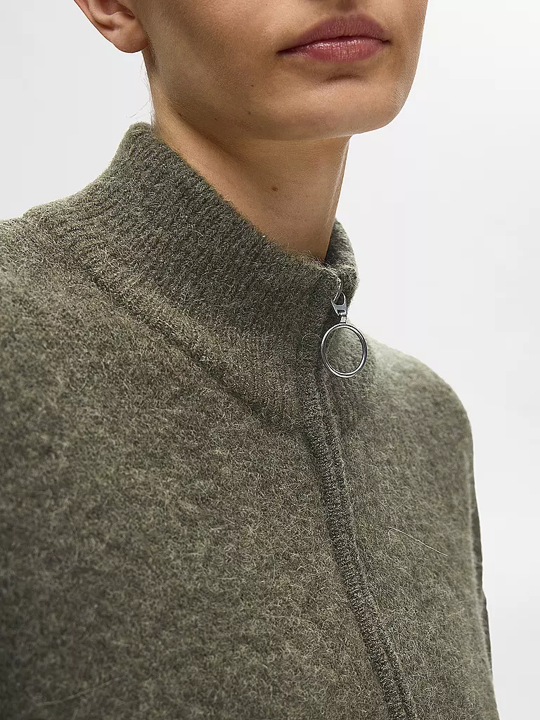 SELECTED FEMME | Strickjacke SLFSIA | olive