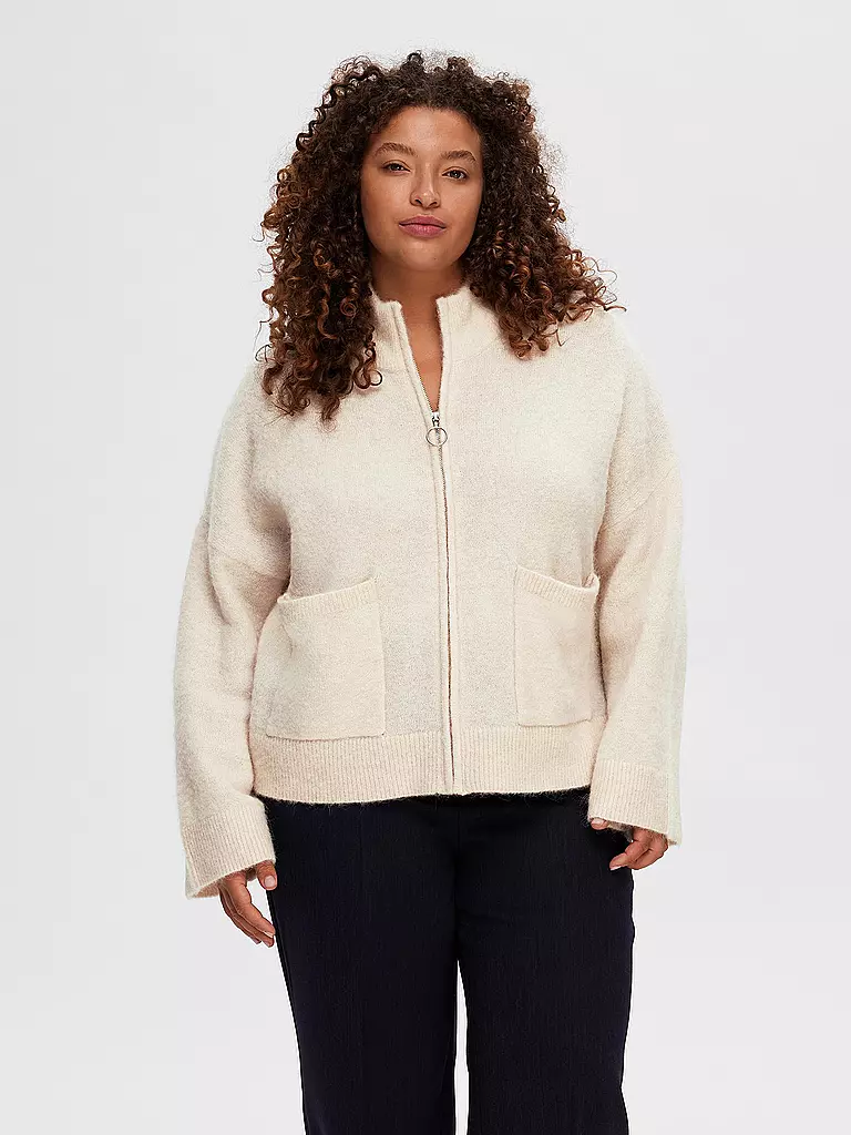SELECTED FEMME | Strickjacke SLFSIA | camel