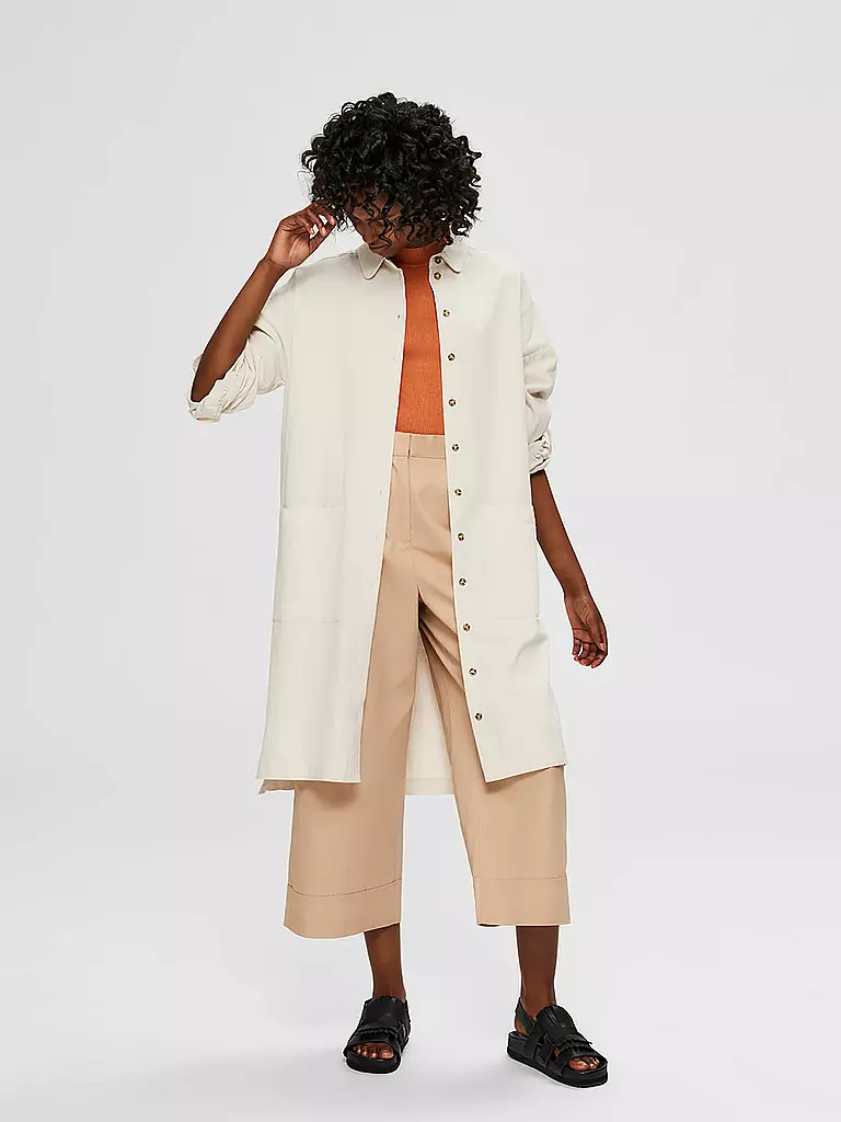 SELECTED FEMME | Strickkleid "SLFAMELIA" | beige