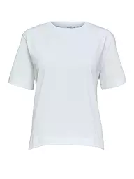 SELECTED FEMME | T-Shirt Boxy Fit SLFESSENTIAL | weiss