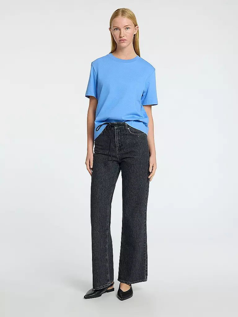 SELECTED FEMME | T-Shirt Boxy Fit SLFESSENTIAL | blau