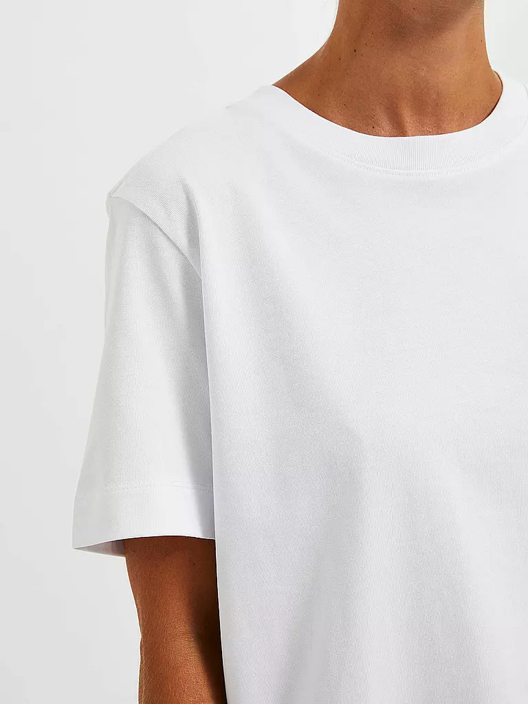 SELECTED FEMME | T-Shirt Boxy Fit SLFESSENTIAL | blau