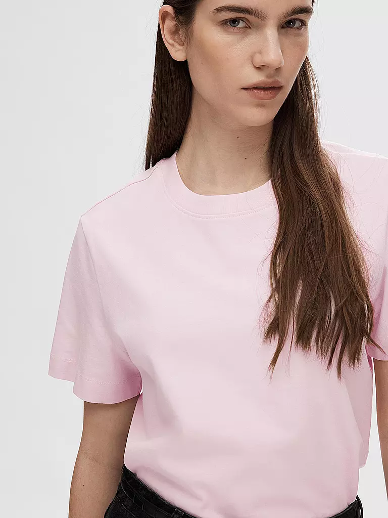 SELECTED FEMME | T-Shirt Boxy Fit SLFESSENTIAL | pink