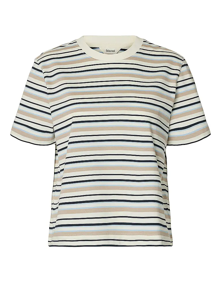 SELECTED FEMME | T-Shirt SLFESSENTIAL  | Creme