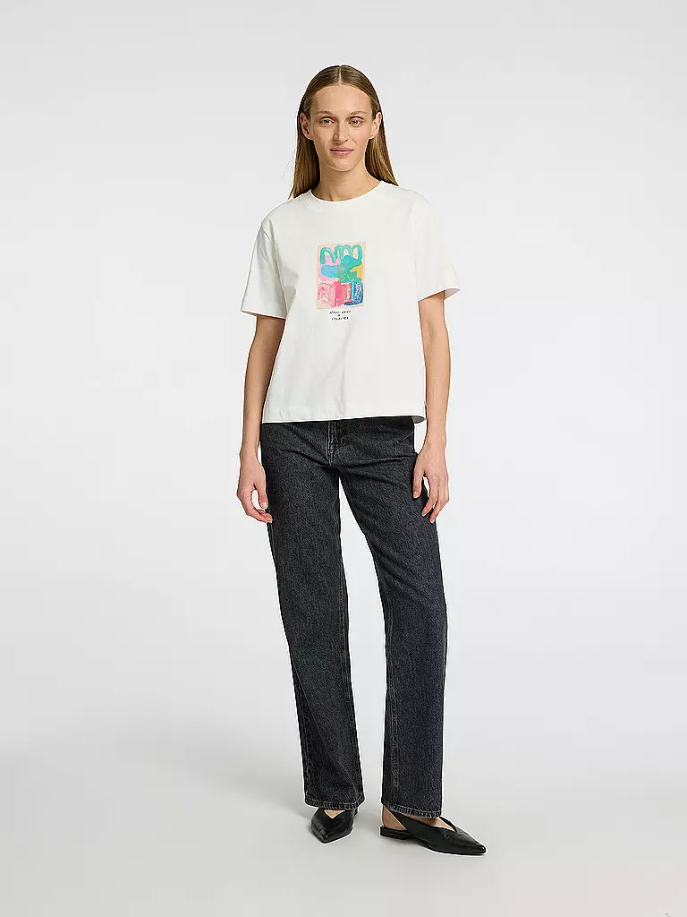 SELECTED FEMME | T-Shirt SLFESSENTIAL | weiss
