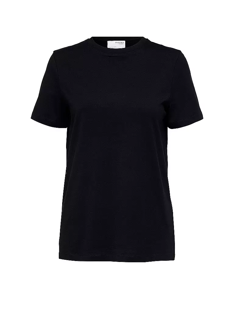 SELECTED FEMME | T-Shirt SLFMYESSENTIAL | schwarz