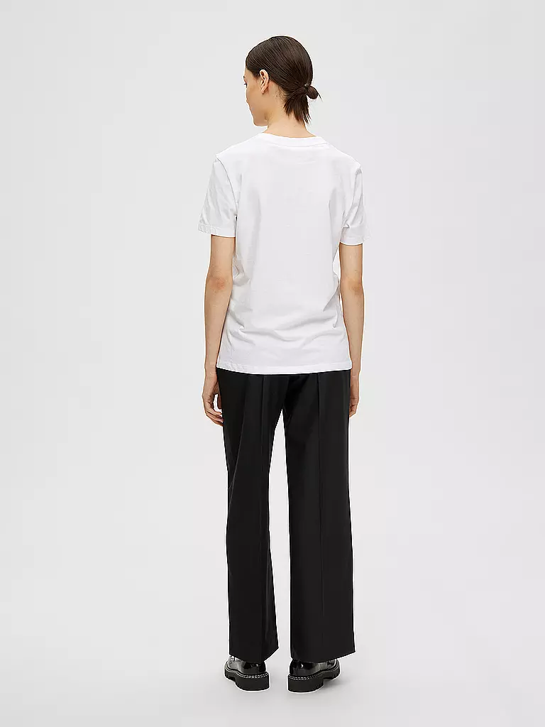 SELECTED FEMME | T-Shirt SLFMYESSENTIAL | schwarz