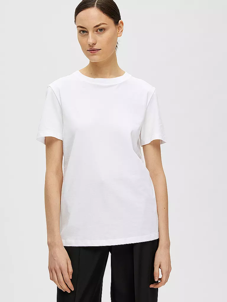 SELECTED FEMME | T-Shirt SLFMYESSENTIAL | schwarz