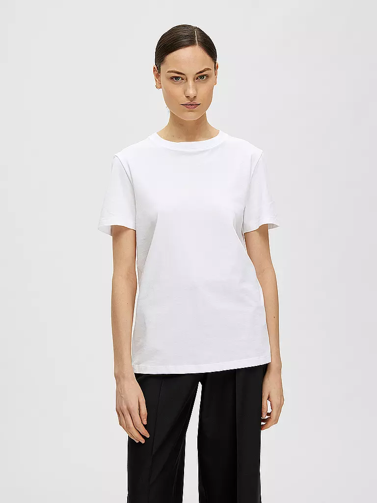 SELECTED FEMME | T-Shirt SLFMYESSENTIAL | schwarz