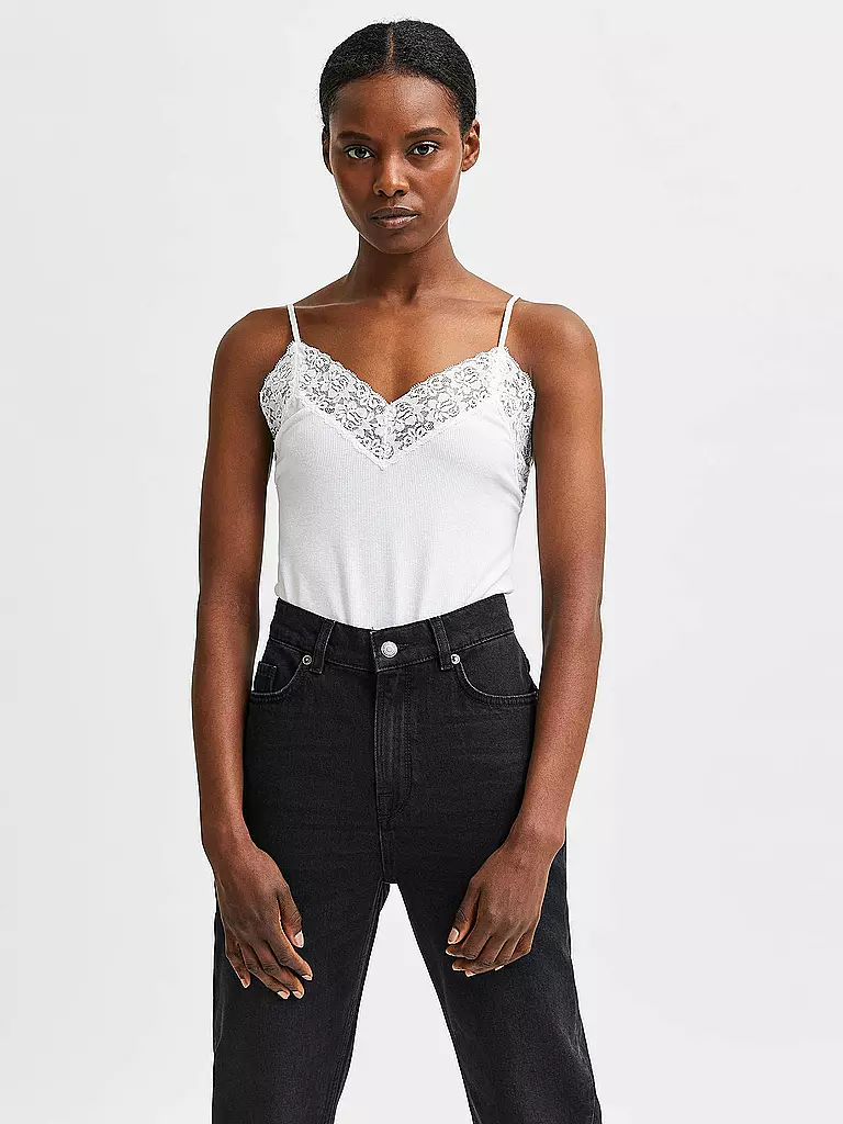SELECTED FEMME | Top - Camisole SLFMANDY  | weiss