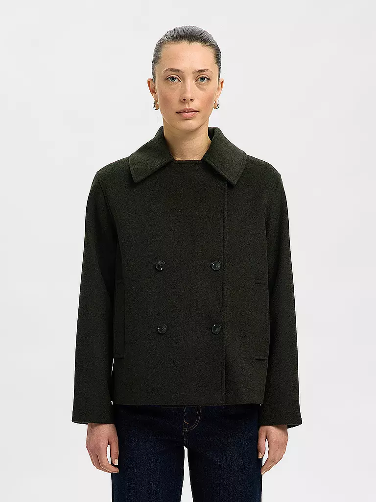 SELECTED FEMME | Wolljacke SLFALMA | beige