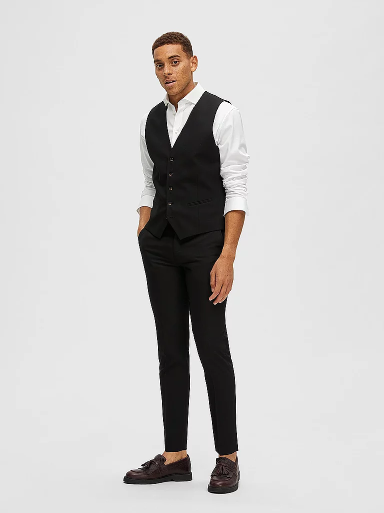 SELECTED Anzugweste SLHSLIM-NEIL  schwarz | 54