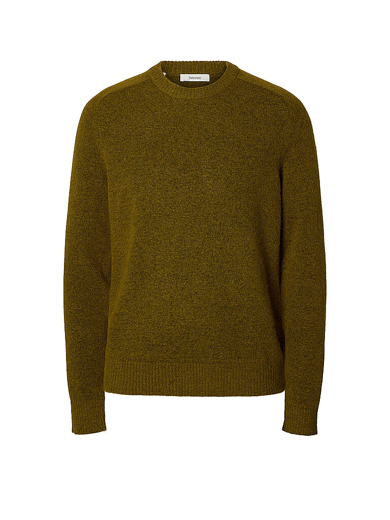 SELECTED Pullover SLHRAI grün | M