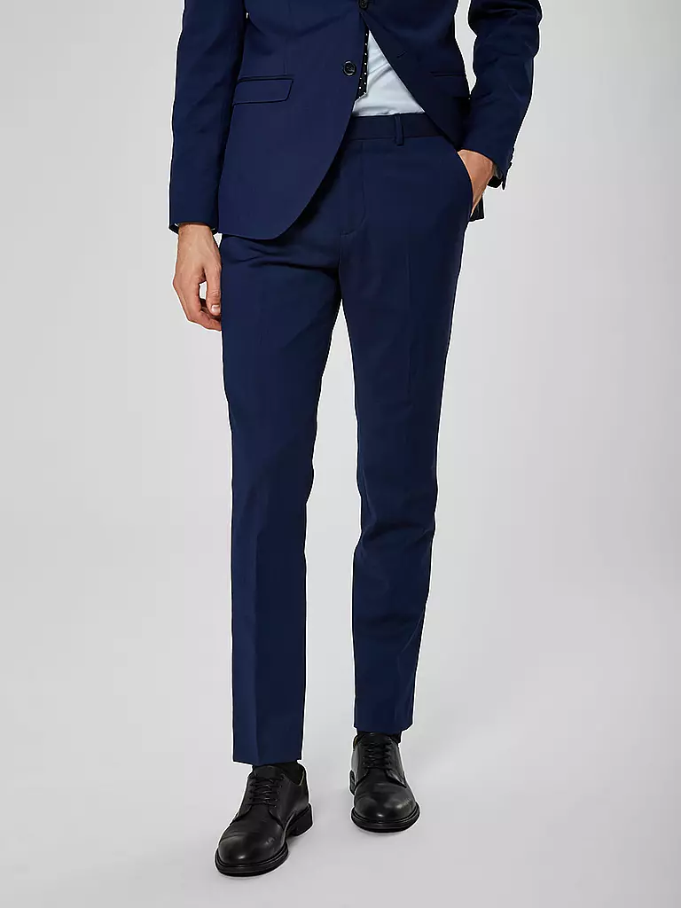 SELECTED | Anzughose Slim Fit SLHBILLI | blau