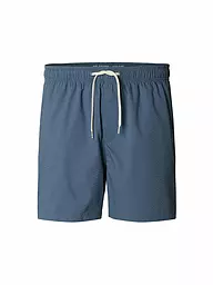 SELECTED | Badeshorts SLHCOOPER-SEERSUCKER | blau