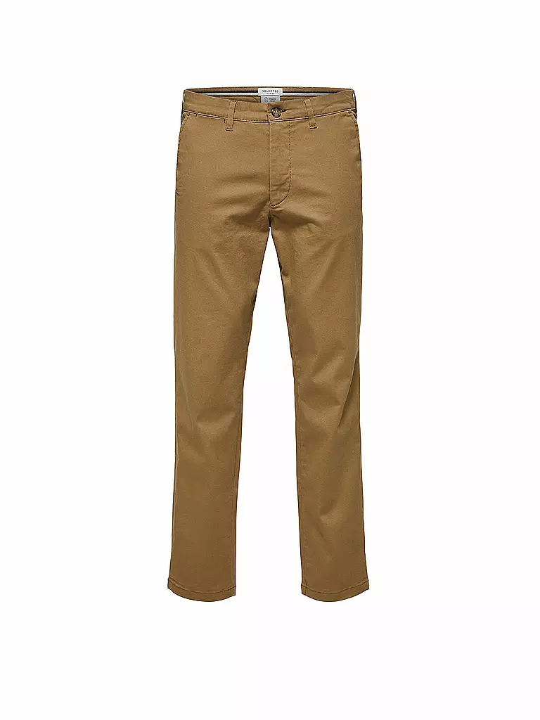 SELECTED | Chino Slim Fit " SLHSLIM MILES " | Camel
